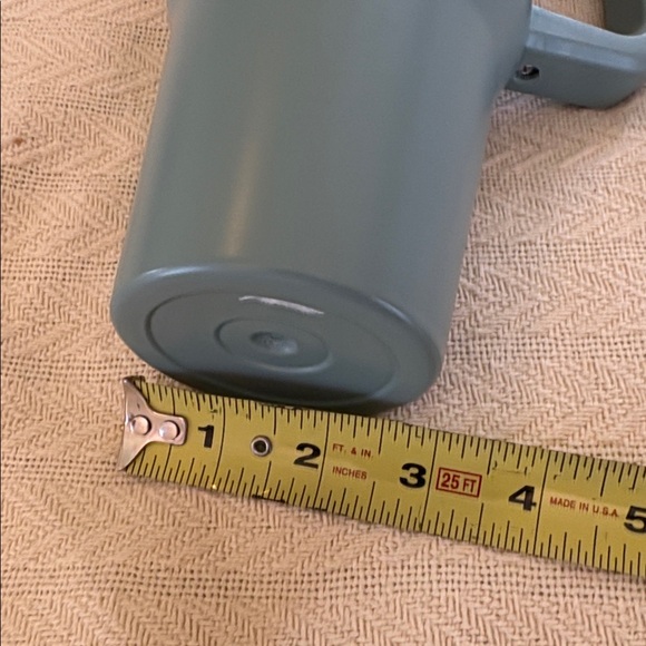 NWOT 48-52 oz Floral Insulated Tumbler with Handle Blue Pink flowers never used - Picture 6 of 6